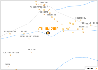 map of Tiliojrine