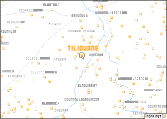 map of Tiliouane