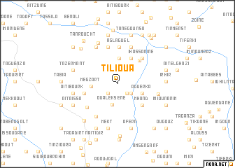 map of Tilioua