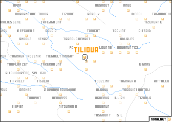 map of Tilioua