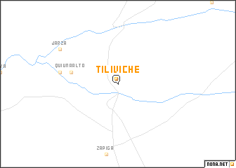 map of Tiliviche