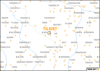 map of Tilkist