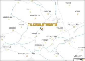 map of Tilkisüleymaniye