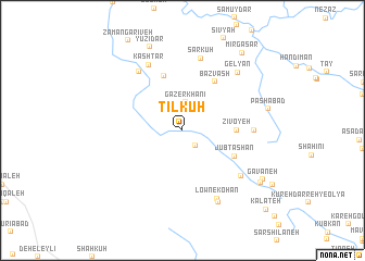 map of Tīlkūh