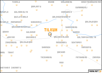 map of Tīlkūh