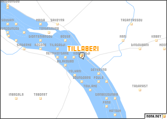 map of Tillabéri