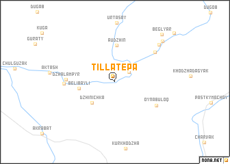 map of Tillatepa