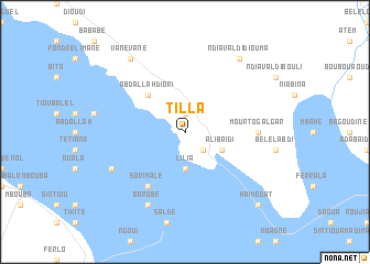 map of Tilla