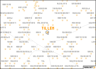 map of Tillèm