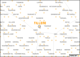 map of Tillène