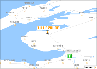 map of Tilleraune