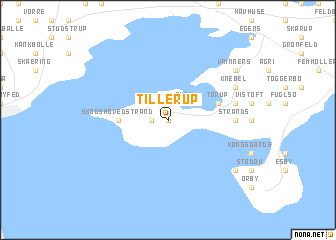 map of Tillerup