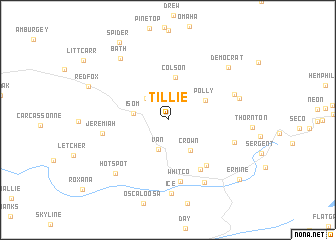 map of Tillie