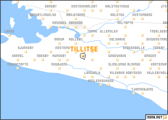 map of Tillitse