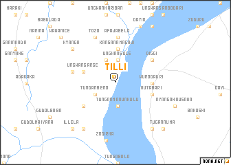 map of Tilli