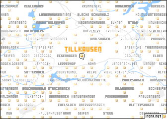 map of Tillkausen