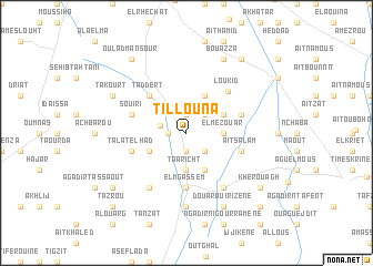 map of Tillouna