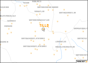 map of Tillo