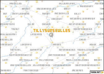 map of Tilly-sur-Seulles