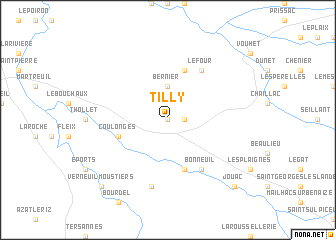 map of Tilly