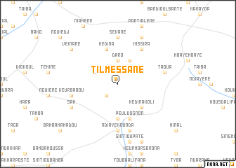 map of Tilmessane