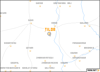 map of Tiloa
