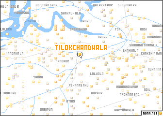 map of Tilok Chandwāla