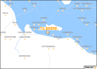 map of Tilomone