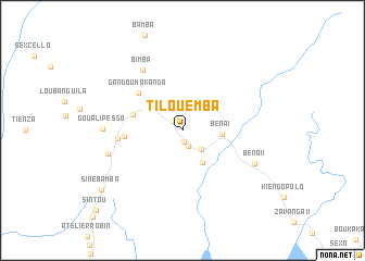 map of Tilouèmba