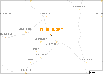 map of Tilou Kwaré