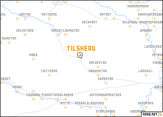 map of Tilshead