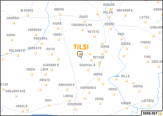 map of Tilsi