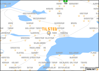 map of Tilsted