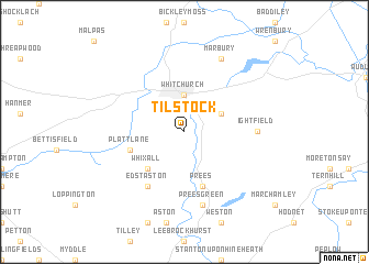 map of Tilstock
