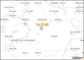 map of Tilston