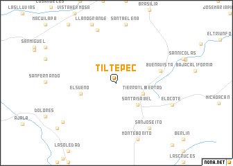 map of Tiltepec