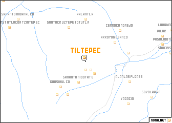 map of Tiltepec