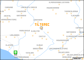 map of Tiltepec