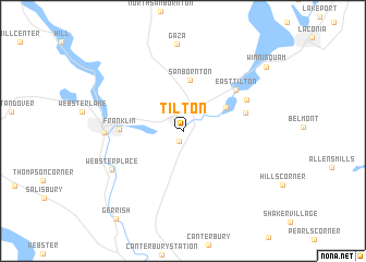 map of Tilton