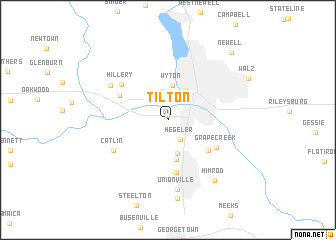map of Tilton