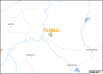 map of Tilvalli