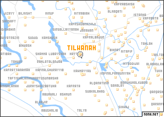 map of Tilwānah