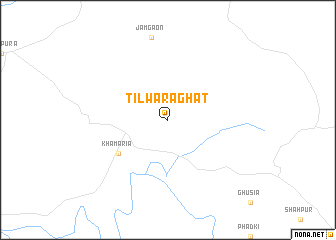 map of Tilwārāghāt