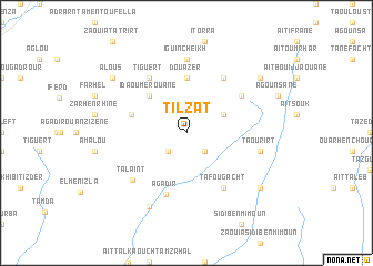 map of Tilzat