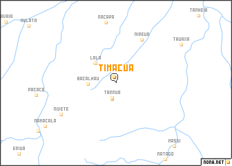 map of Timácua