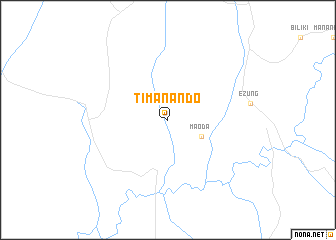 map of Timanando