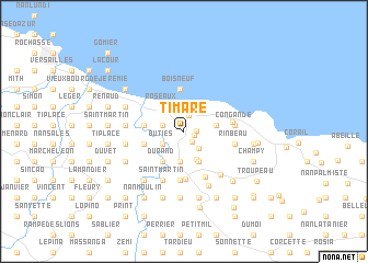 map of Timare