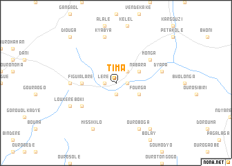 map of Tima