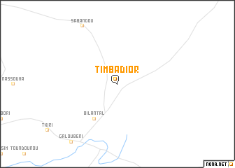 map of Timbadior