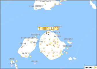 map of Timballing